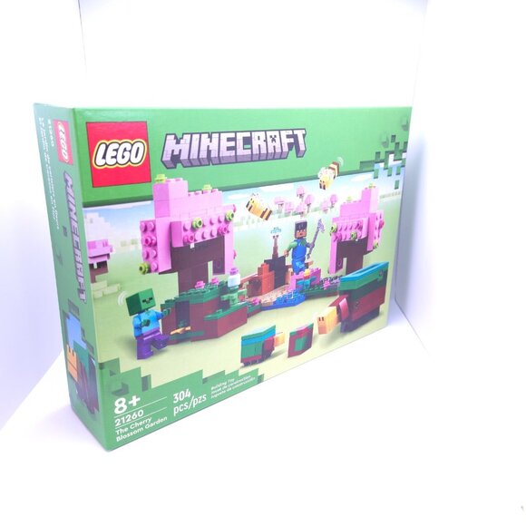 LEGO Minecraft The Cherry Blossom Garden, Video Game Toy for Kids 8+ - Picture 3 of 10